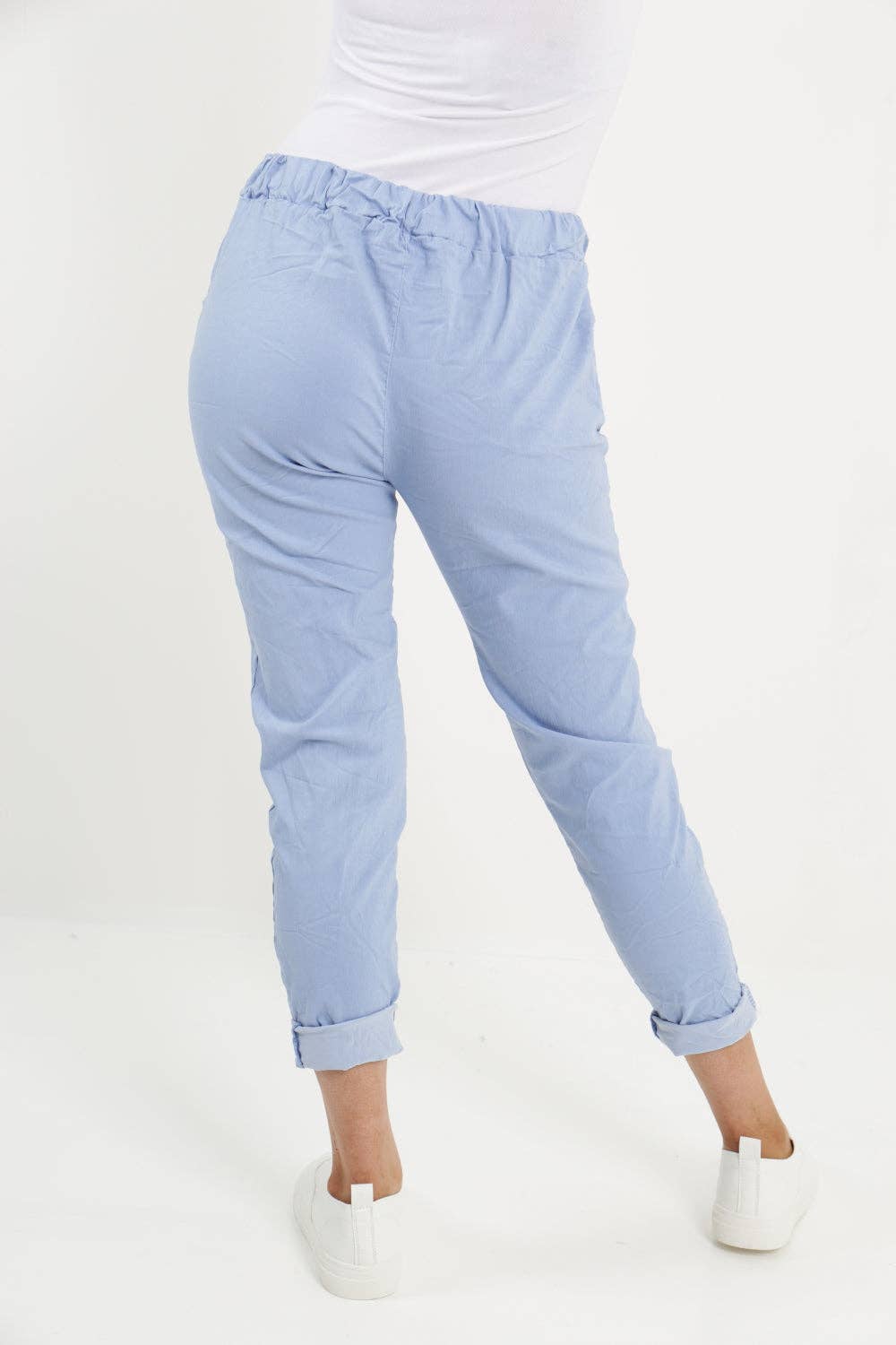 Miss Bold – Großhandel Hose – Damen – Einfarbige Zauberhose für Damen, italienisch, mehrfarbig42