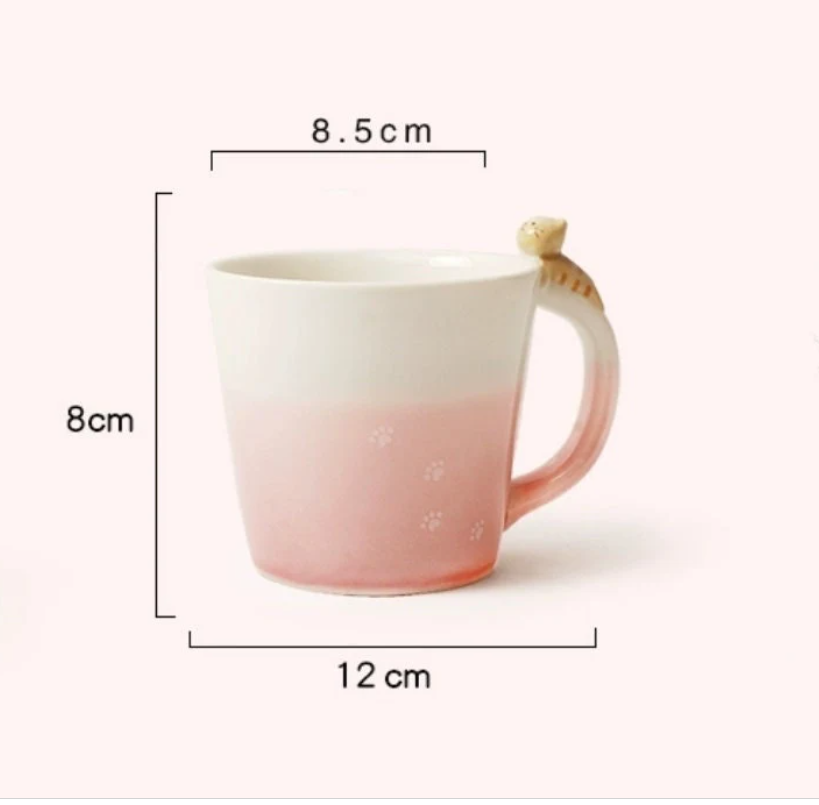 Green Pastures Wholesale – wholesale Kaffekoppar – Charmiga kattkoppar med kattformade handtag4