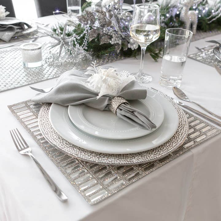 Sparkles Home - Wholesale Napkin ring - Rhinestone Strass Napkin Ring (Set of 4)5