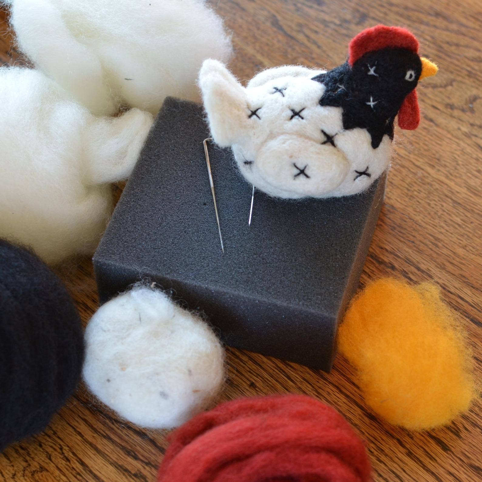 Bear Creek Felting - Wholesale Craft Sewing Kit - Chicken Needle Felting Kit (Beginner)7