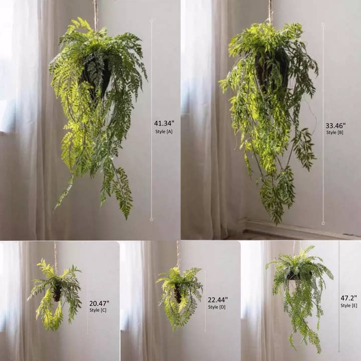 Rustic Reach - Wholesale Artificial Plant - Artificial Fern Hanging Ball Decoration5