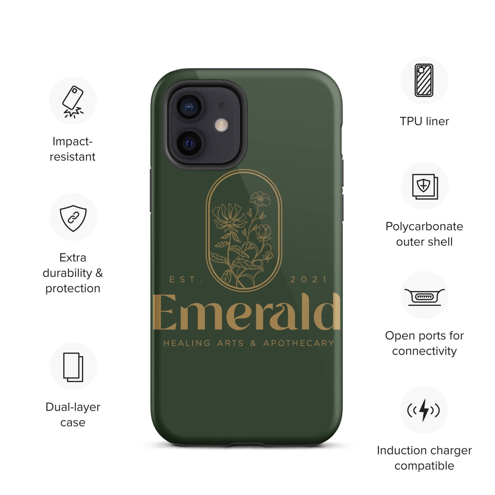 Practicality Skin & Body care - Wholesale Phone Case - Unisex - Emerald Tough iPhone case9