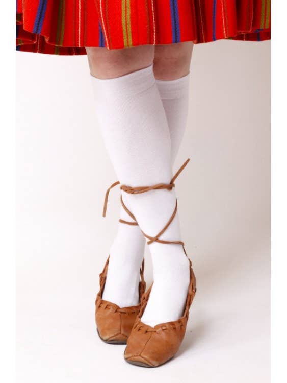 KRISS White Cotton Knee-Highs for wholesale by Sokisahtel I BestSockDrawer
