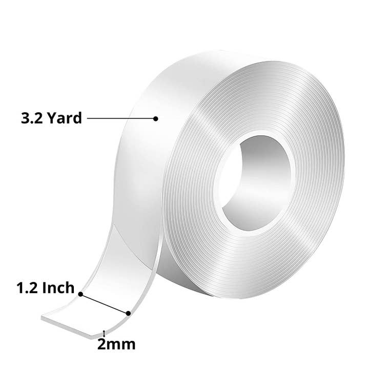 Mr. Pen - Wholesale Tape - Double Sided Tape, 1.2 Inch, Transparent, Double Sided Tape for Walls, Double Sided Adhesive Tape, Mounting Tape, Adhesive Tape, Two Sided Tape, Double Stick Tape, Double Face Tape1