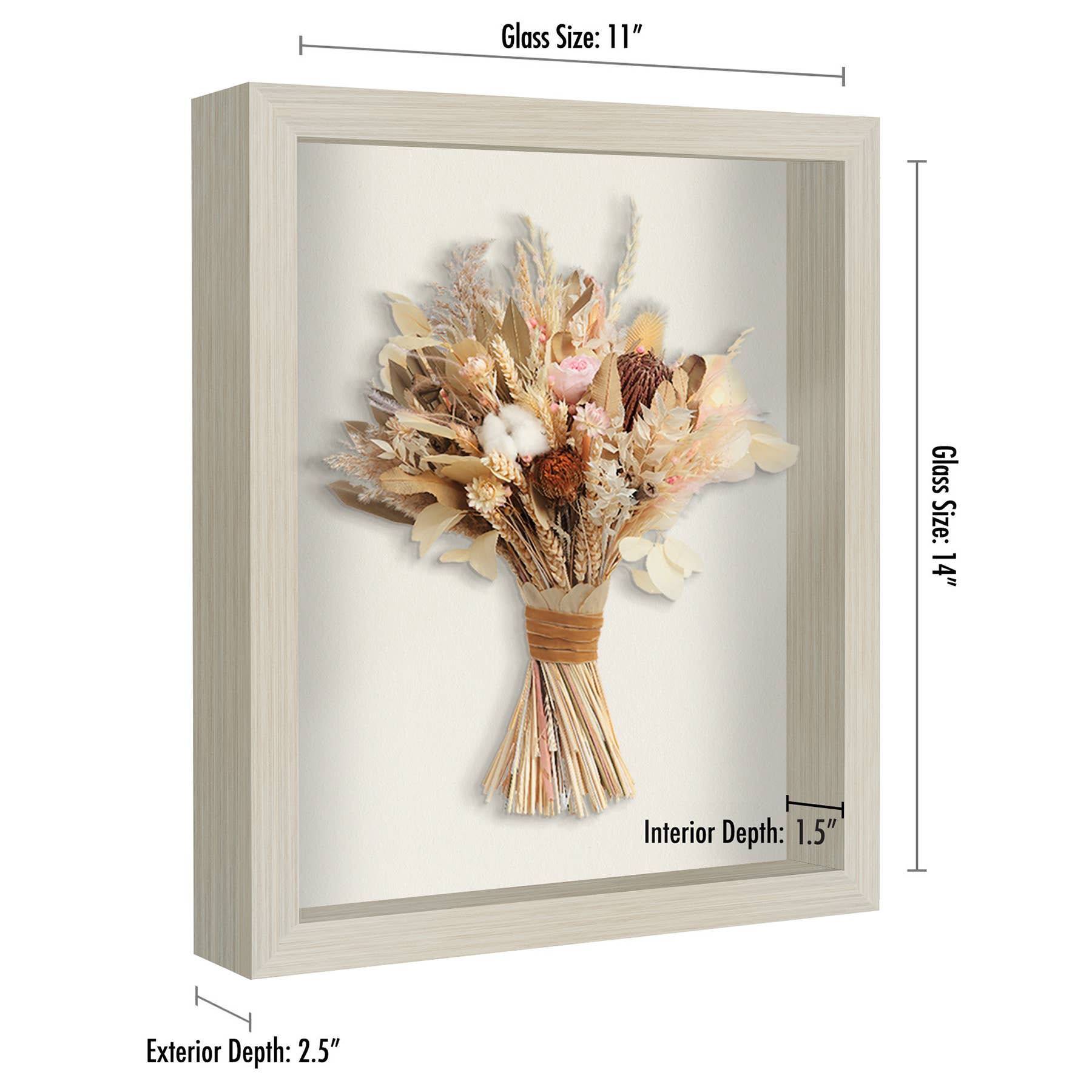 Americanflat - Wholesale Picture Frame - Americanflat Shadow Box Frame with Box Molding85