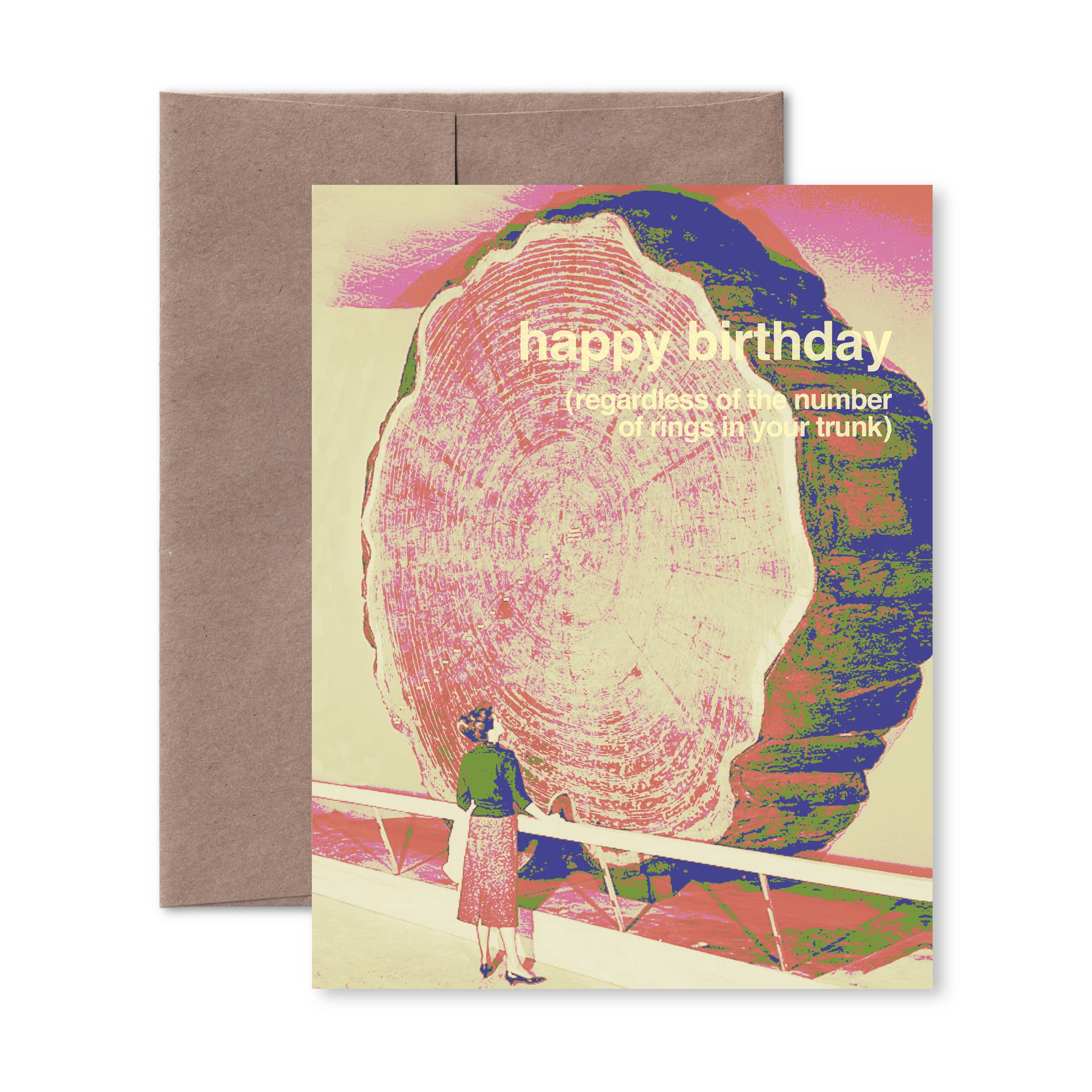 Pictrix Design - Wholesale Thank You Card - "Dendrochronology" A2 birthday card (woman)7