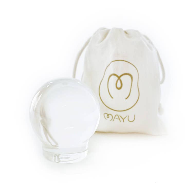 Mayu Water - Wholesale Drink Lids - Swirl Glass Topper2