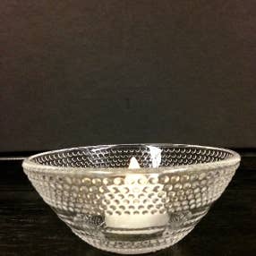 Biedermann & Sons - Wholesale Candle Holder - Glass Hobnail Bowl Holder0