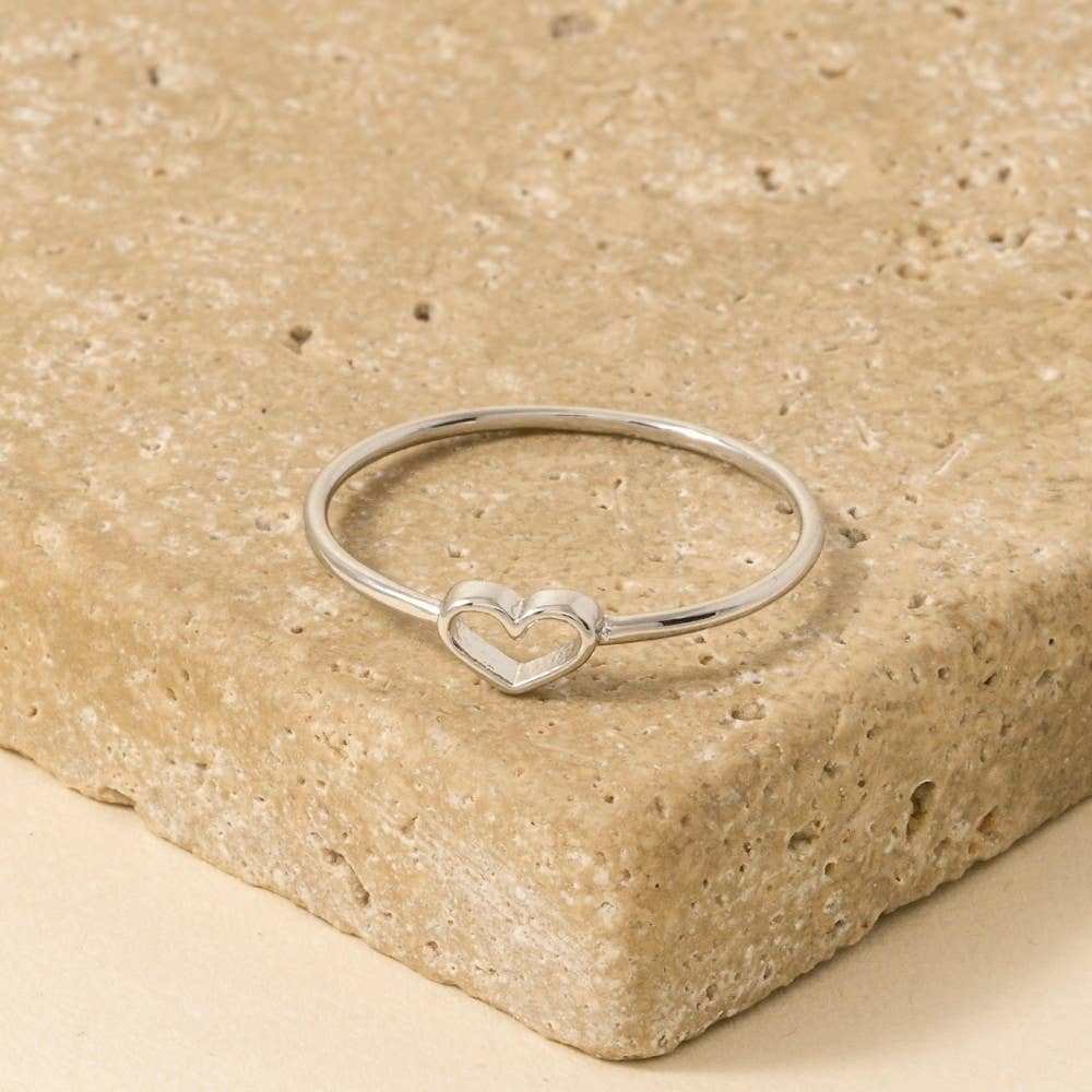 Anarchy Street – wholesale Band/Stackad Ring – Delikat mode ring med öppet hjärta4