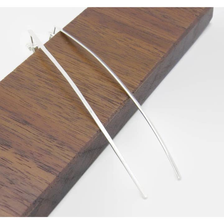 Lange elegante sølv øreringe for engroshandel hos The Silversmith Jewelry