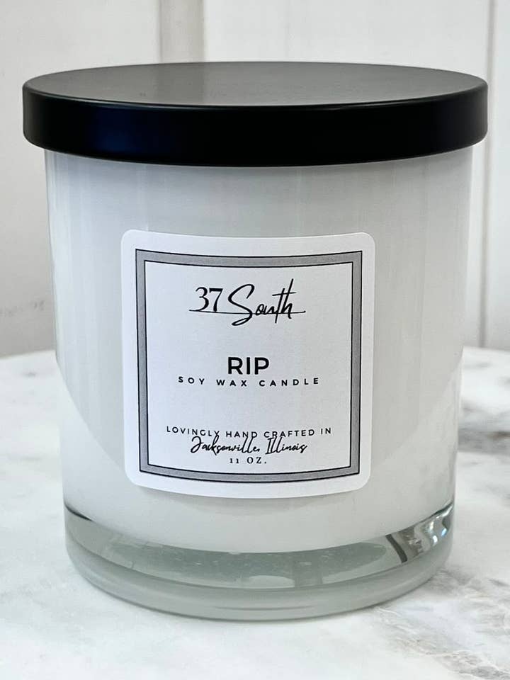 Luxury Soy Wax Candle I RIP for wholesale by 37 South Home Fragrances