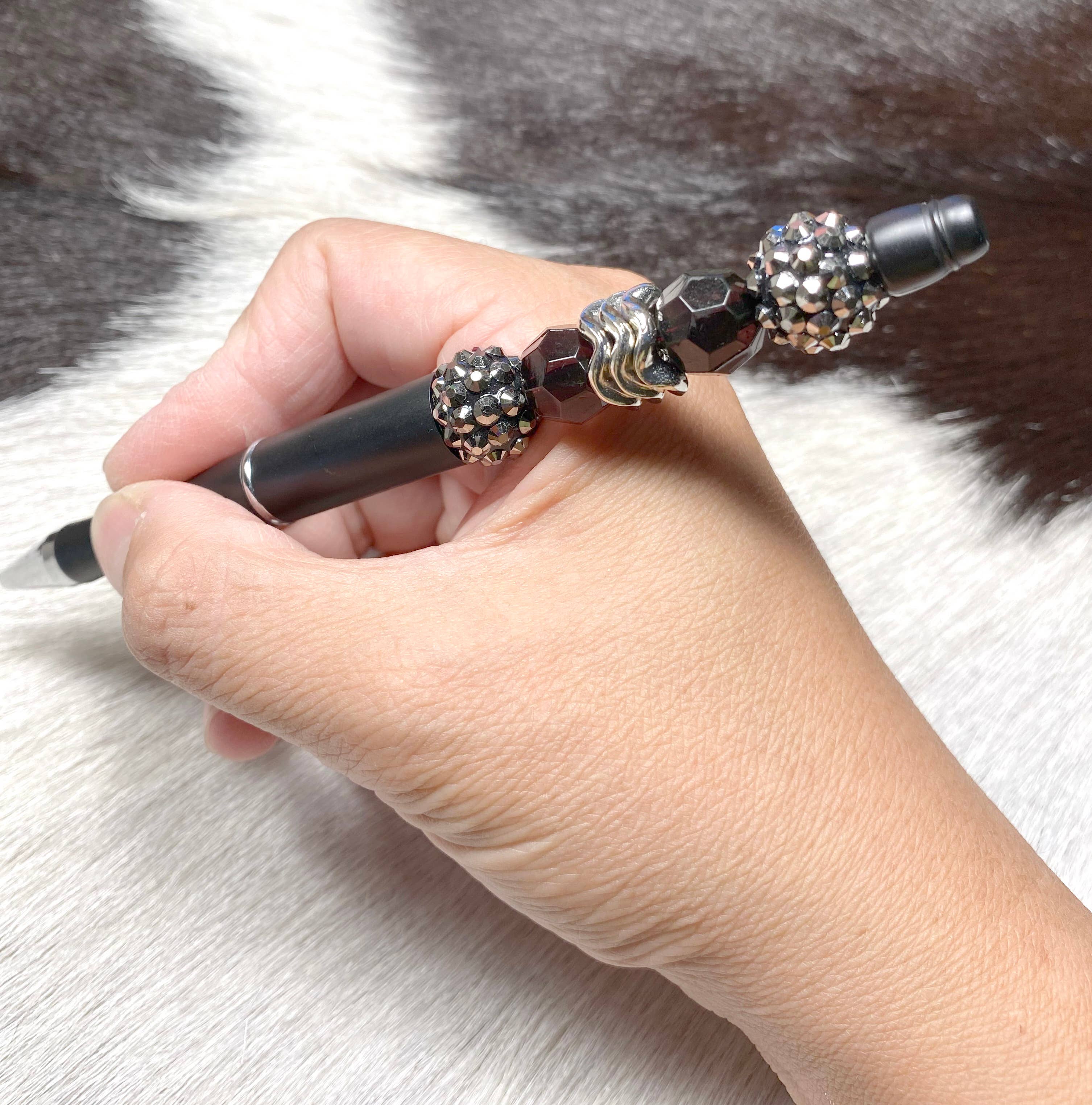 Fiona Accessories - Wholesale Pen - Beaded Pen Writing Instrument Stationery Colorful Gift2