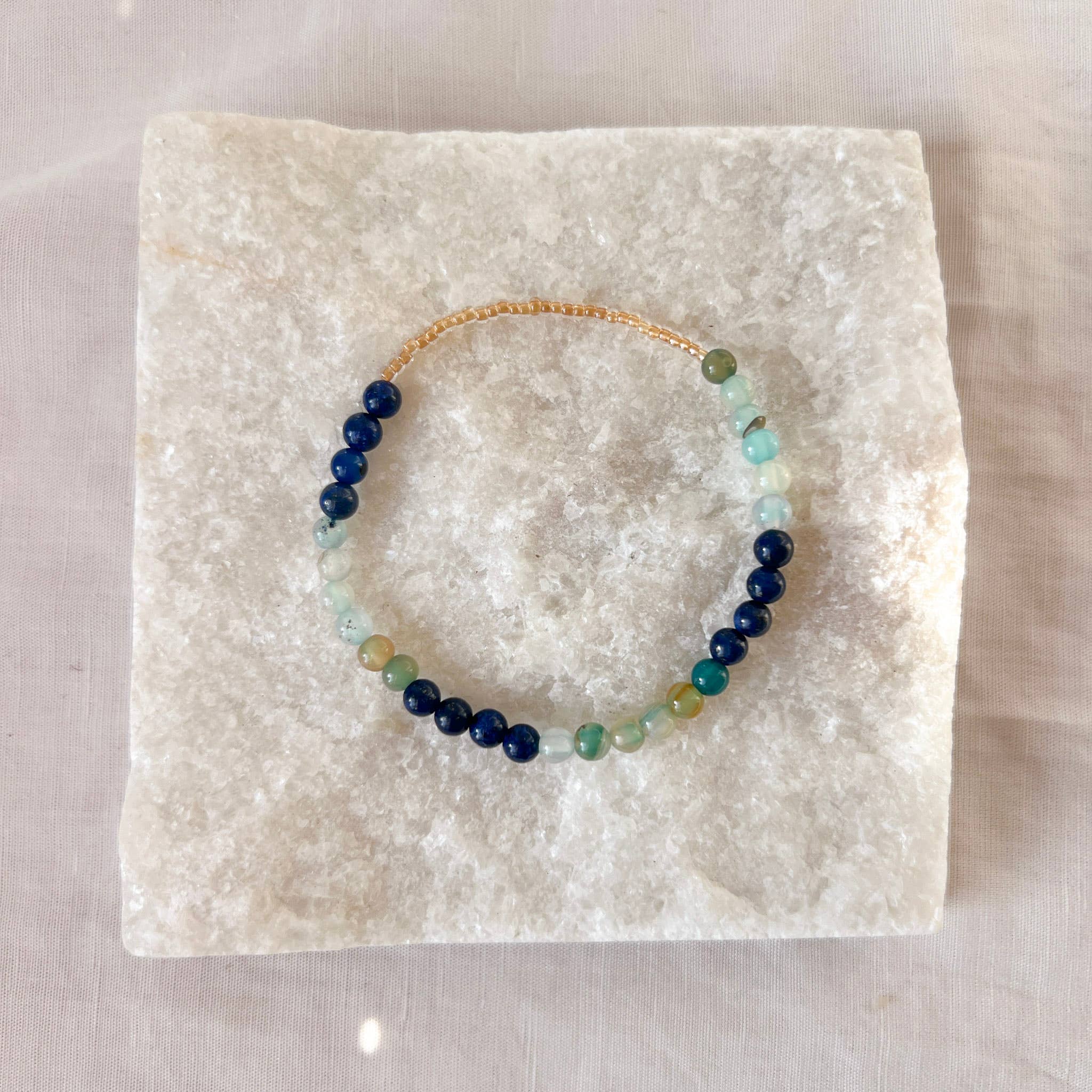 Not I But We - Wholesale Beaded bracelet - Breathe | Mindfulness Bracelet | Gemstone Intention Bracelet1