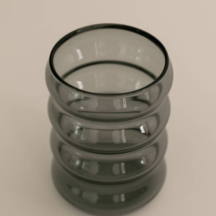Sophie Lou Jacobsen - Wholesale Drinking Glass/Cup - 6oz Ripple Cup, Smoke