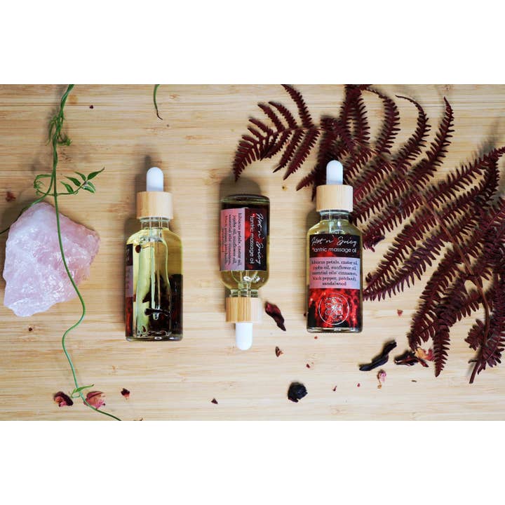Ayamani Naturals - Wholesale Massage Oil/Gel - Hot & Spicy Tantric Massage Oil with Essential Oils