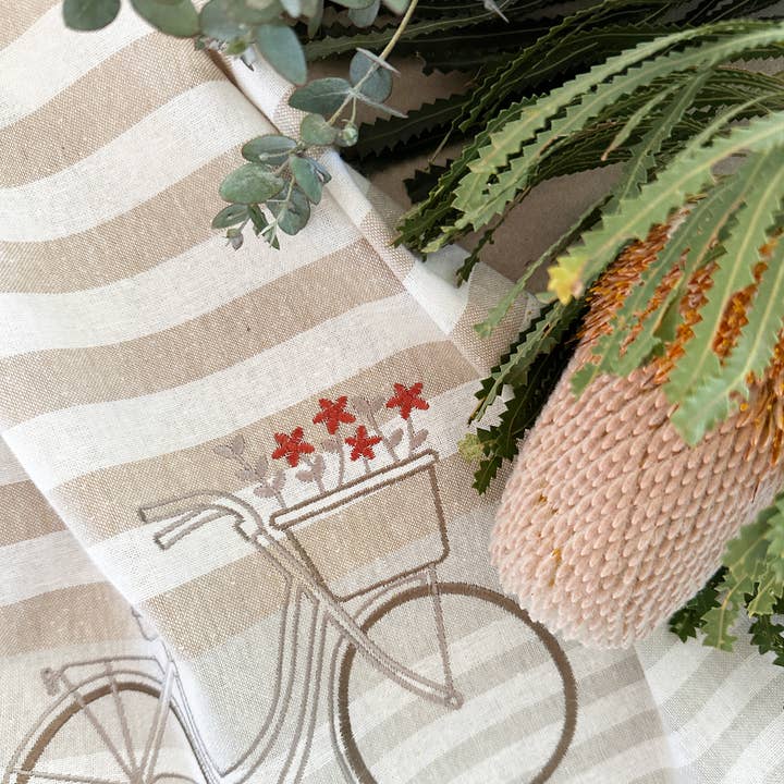 Grubentuch Beke-Marleen Hörmann UG - Wholesale Tea Towel - Country Lust Flower Bicycle0