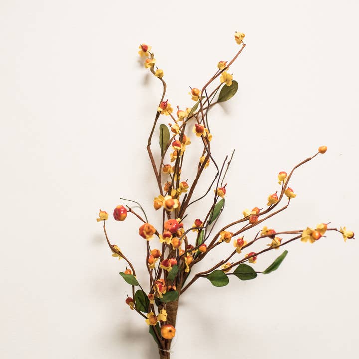 Wholesale Home Decor - Wholesale Artificial Flowers - Bittersweet and Vines 28in Pick