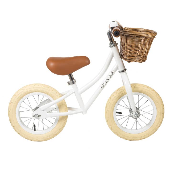 Banwood SL Europe - Wholesale Bike/Scooter - Kids - BANWOOD BALANCE BIKE FIRST GO VINTAGE - WHITE