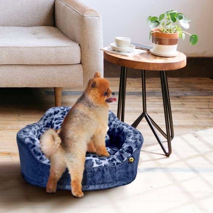 Precious Tails - Wholesale Pet Bed - Cat/Dog - Precious Tails Leopard Princess Bed