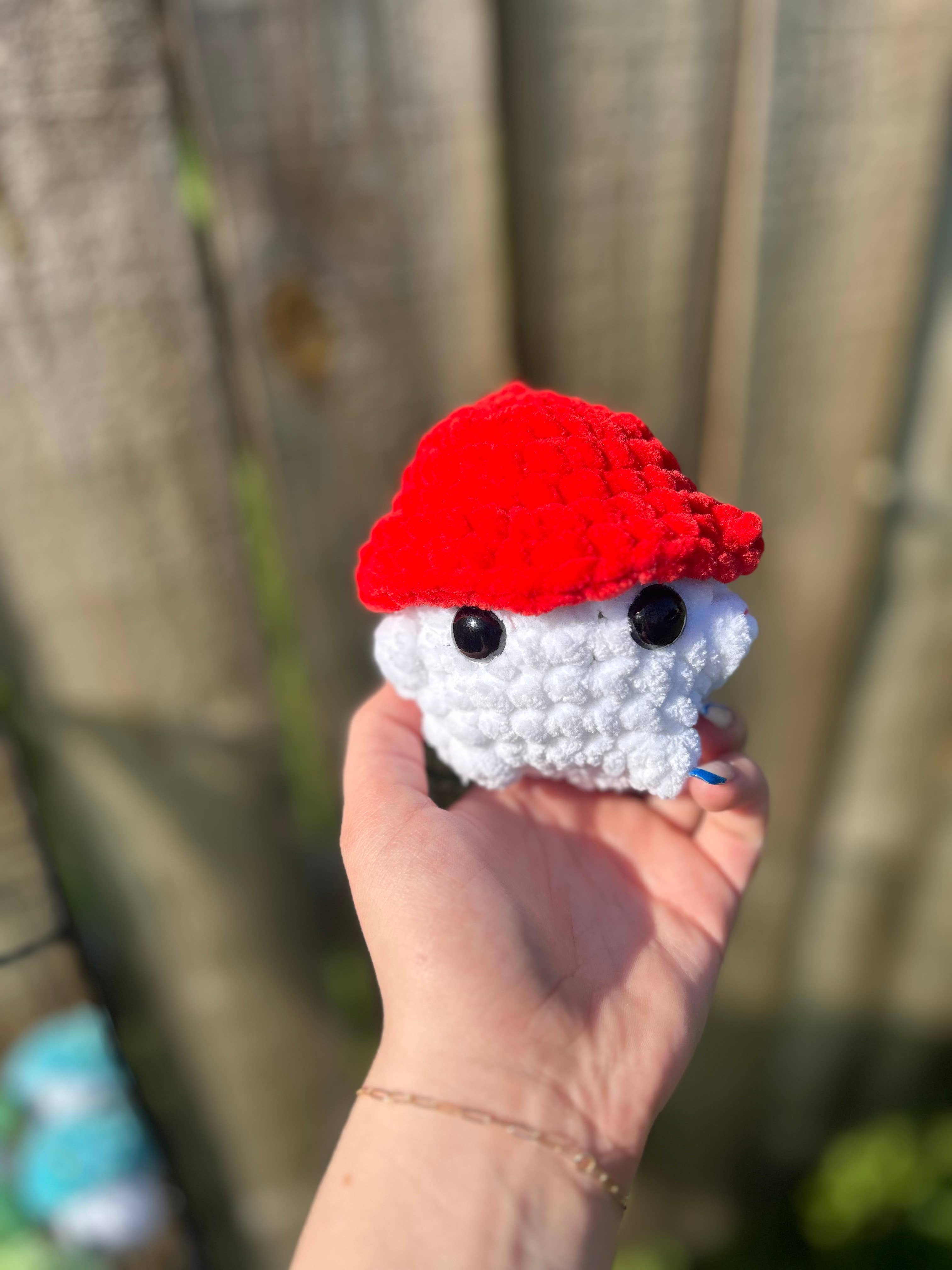 Crochet by Jolene - Vente Peluche – enfant et bébé - Chonky Crochet Mushroom Guy3