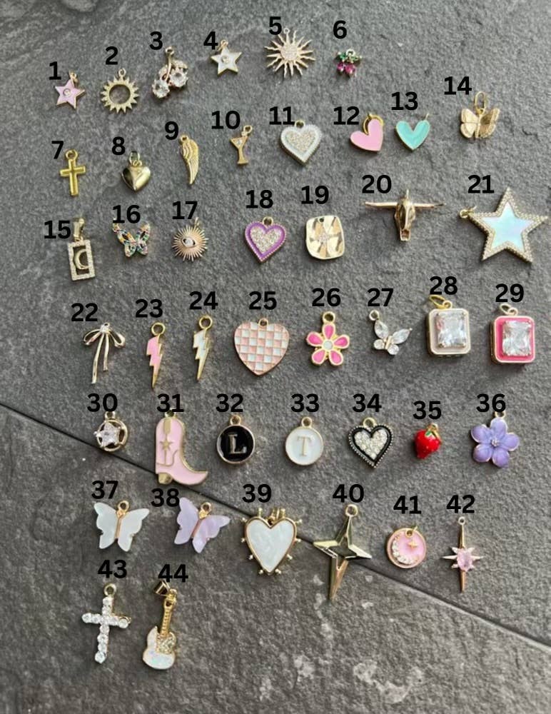 TLD Designs - Wholesale Individual Charm/Pendant - Charm Bar Charms1