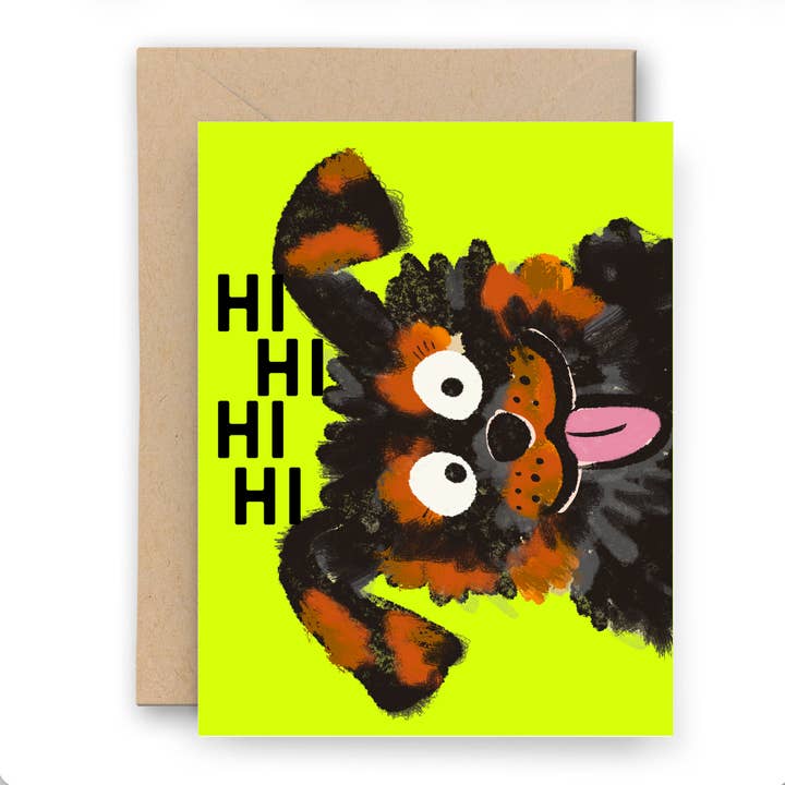 Hola Hola Cachorro - Tarjeta de Felicitación para venta al por mayor de Little Tomato
