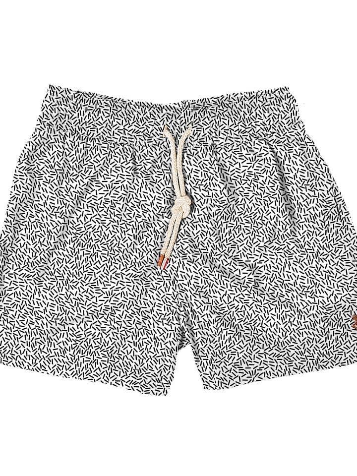 Japanese Rice White Swim Short for wholesale by Retromarine