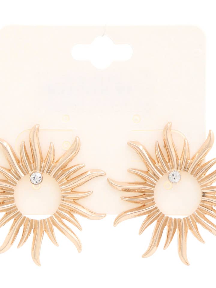 ORECCHINO SUN METAL 25E-3041 per la vendita all'ingrosso da parte di anbfashion