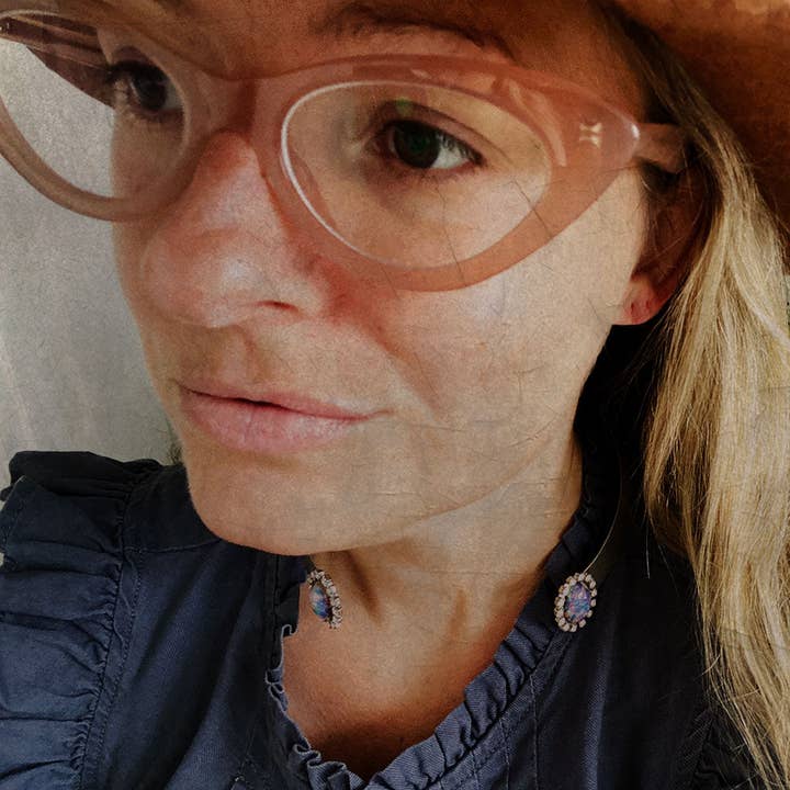 Vintage Silver Cosmo öppen krage halsband för wholesale av e.b. jewelry studio