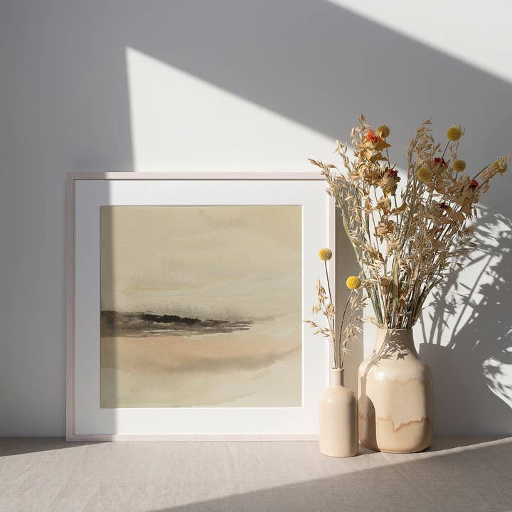 Landschapsafdruk „Ivory Dreamscape” voor wholesale door Woodmiration