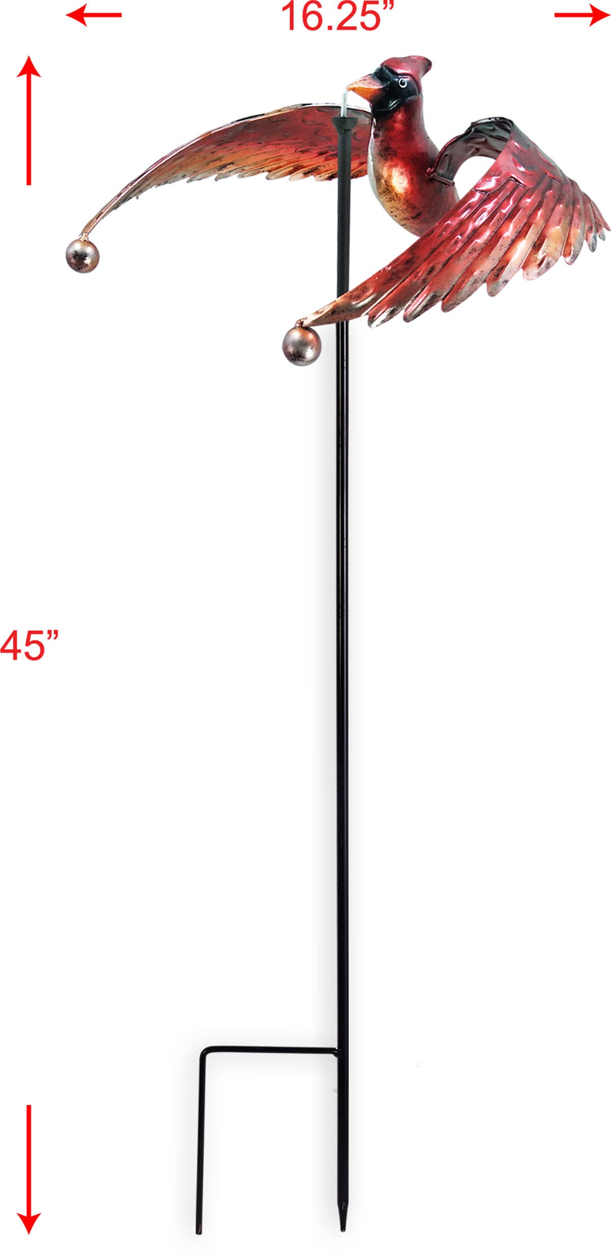 Sunset Vista Designs - Wholesale Wind Spinner - Cardinal Spinner 45"1