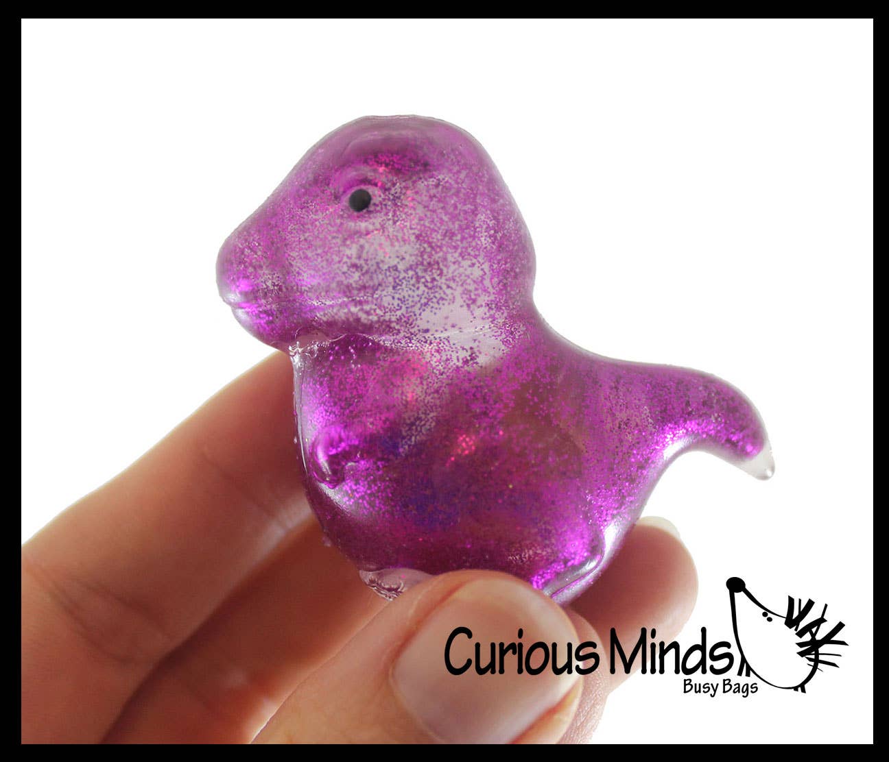 Curious Minds Toys - Wholesale Squishy Toy - Kids & Baby - 1 Dinosaur Sugar Ball - Dino Thick Glue/Gel Syrup Molasses S12