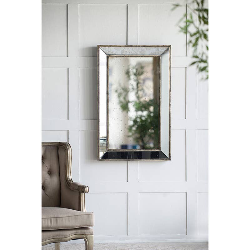A&B Home Group Inc. - Wholesale Wall Mirror - 27.6x3.2x43.3" MDF Antiqued Beveled Wall Mirror9