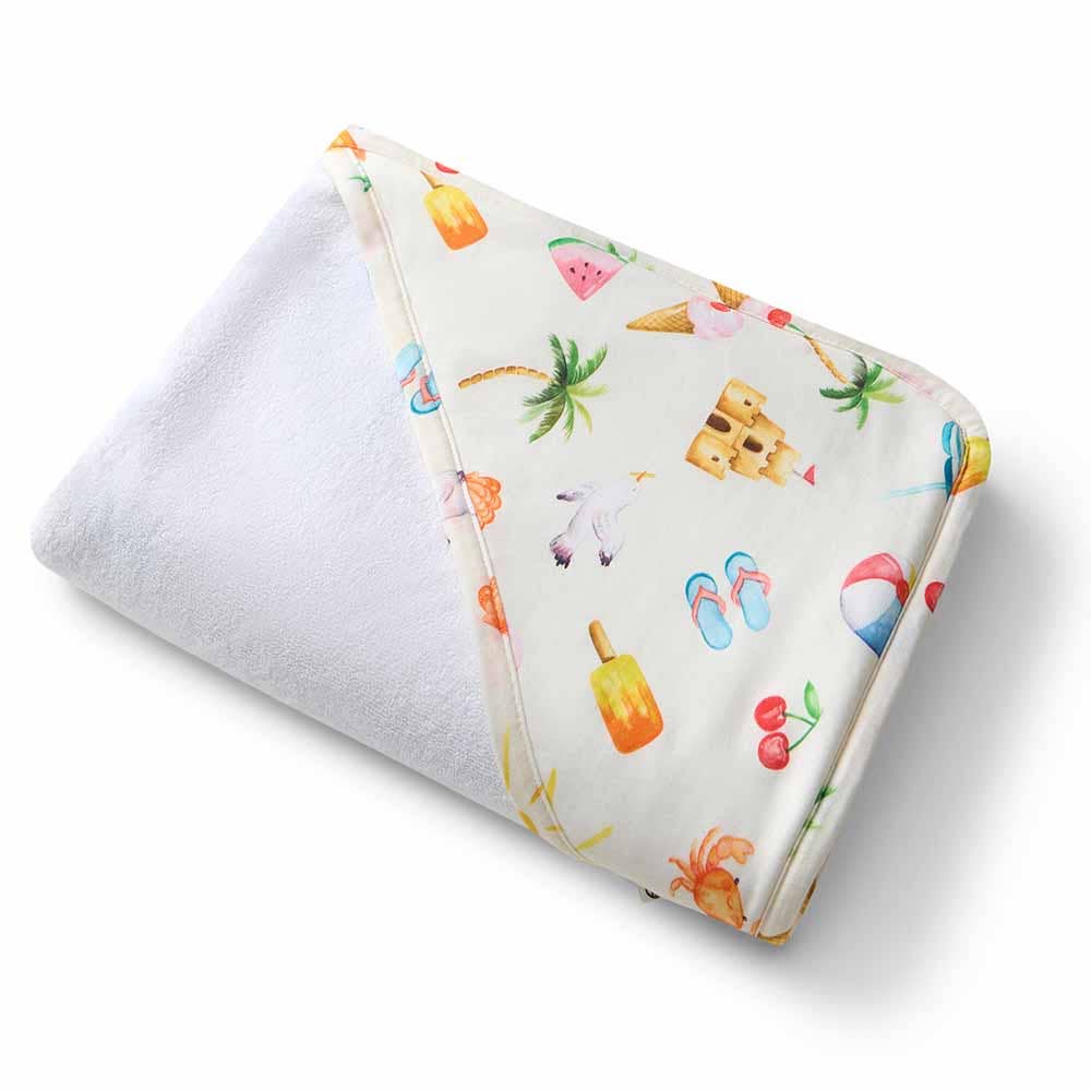 Snuggle Hunny - Wholesale Hooded Towel - Kids & Baby - Beach Fun Organic Hooded Baby Towel1