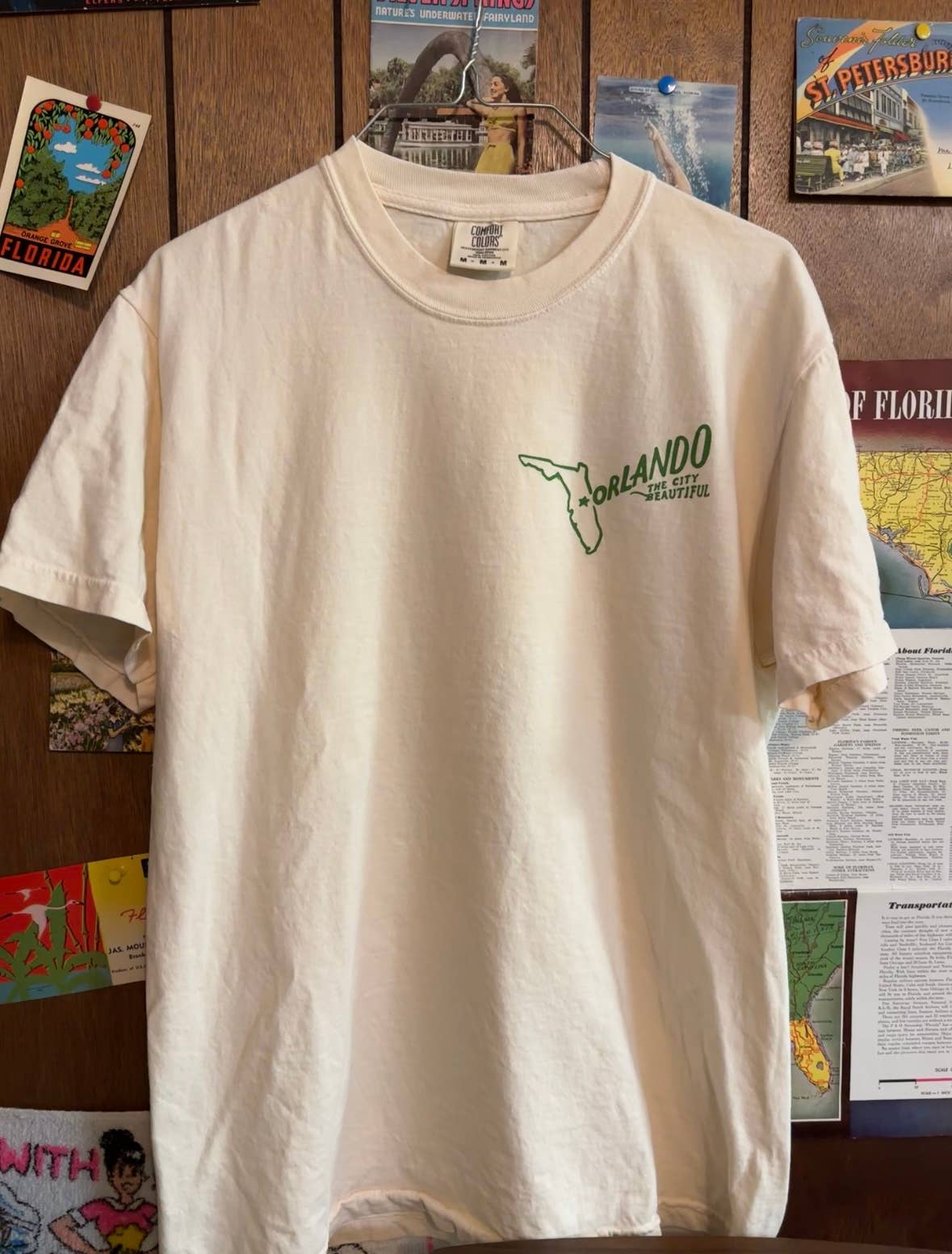 5801 Print House - Vente T-shirt sérigraphié – unisexe - T-shirt Orlando Citrus Crate1