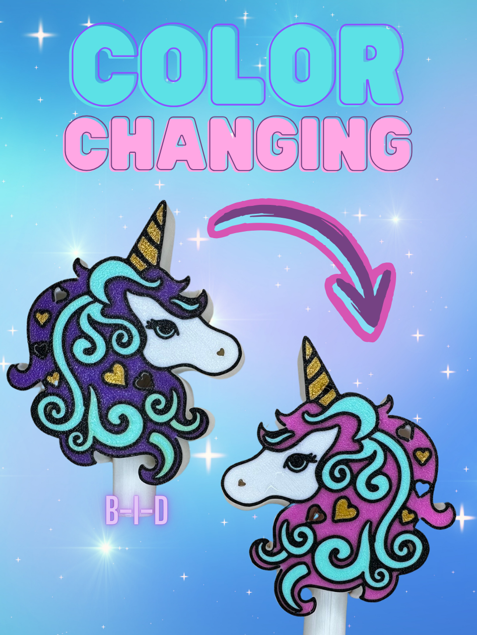 BID Designs - Wholesale Bath Bomb/Fizz - Pretty Unicorn Bath Bomb Wand2