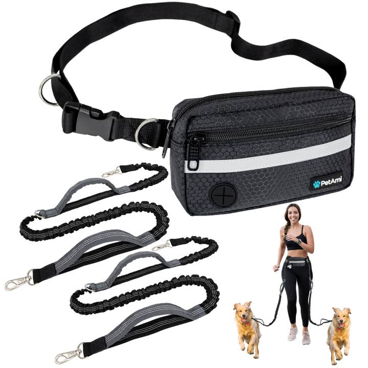 PetAmi - Wholesale Pet leash – Dog - Classic Hands Free Dog Leash Bag39