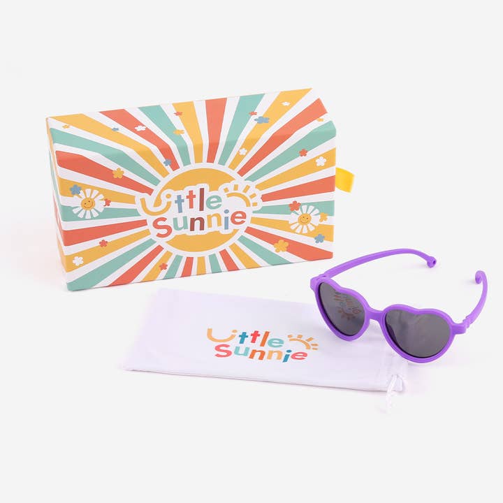 Little Sunnie - Wholesale Sunglasses - Kids - Jamie-Heart Sunglasses for Kids Baby Ages 0-2 UV Protection