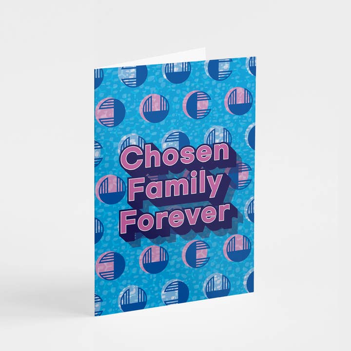 Chosen Family Forever - Greeting Card for wholesale by Shaven Raven Designs