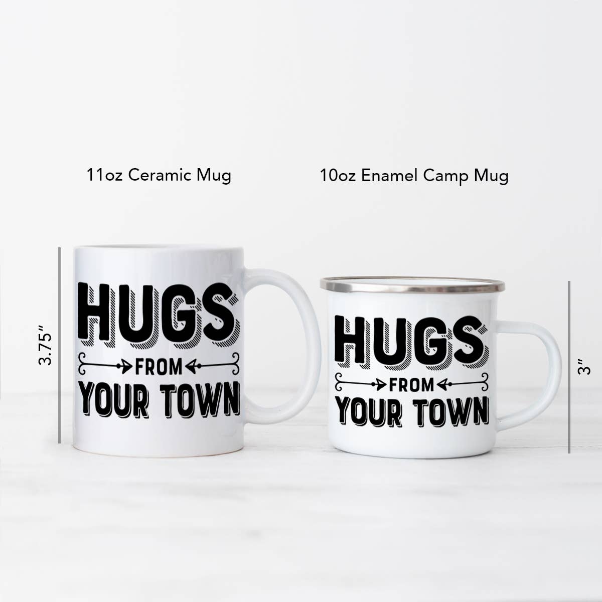 Rock Scissor Paper - Wholesale Coffee Mug - Personalized City Camp Mug, Hugs Name Drop Design10
