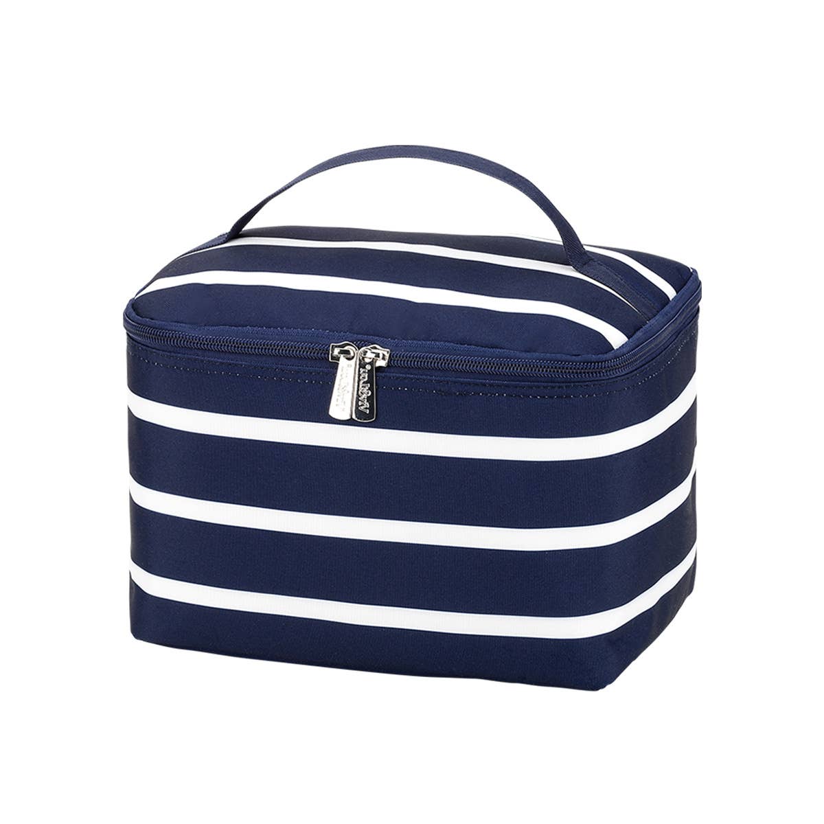 Viv&Lou - Wholesale Make-up/cosmetic bag - Navy Stripe Cosmetic Bag