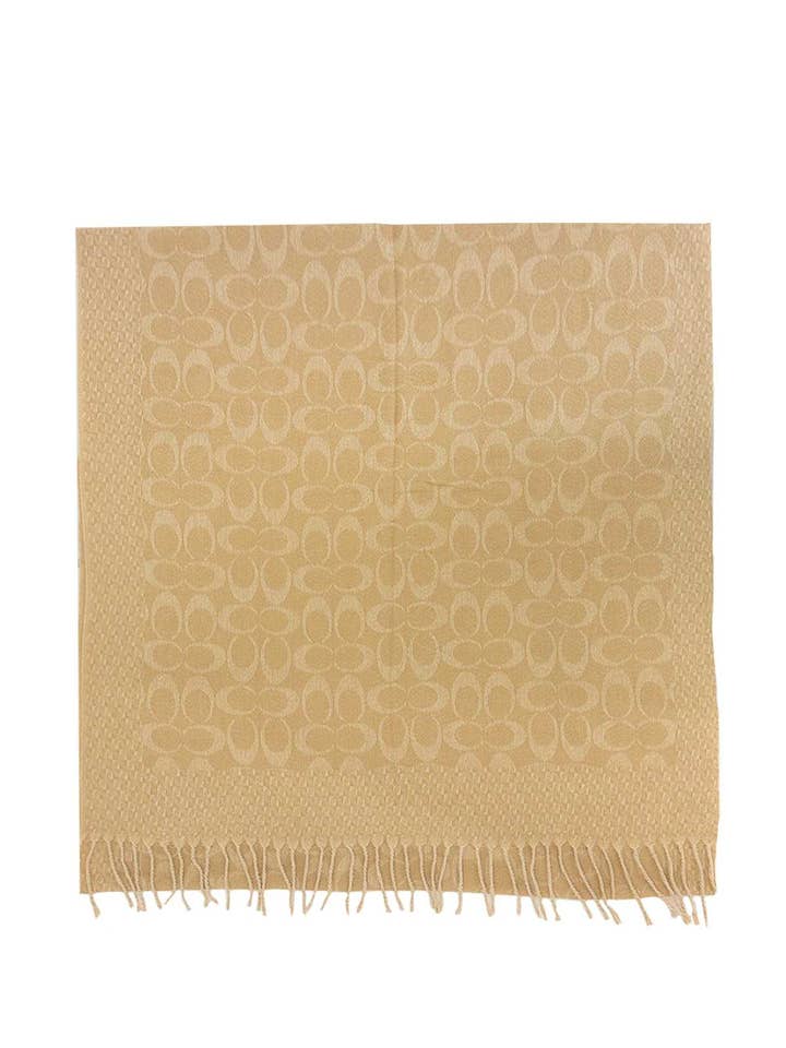 MULTIPLE C PRINTED WITH FRINGE SCARF NS480 for wholesale by anbfashion