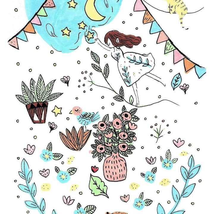 „Unhook the Moon” kaart voor wholesale door By Lady Fox