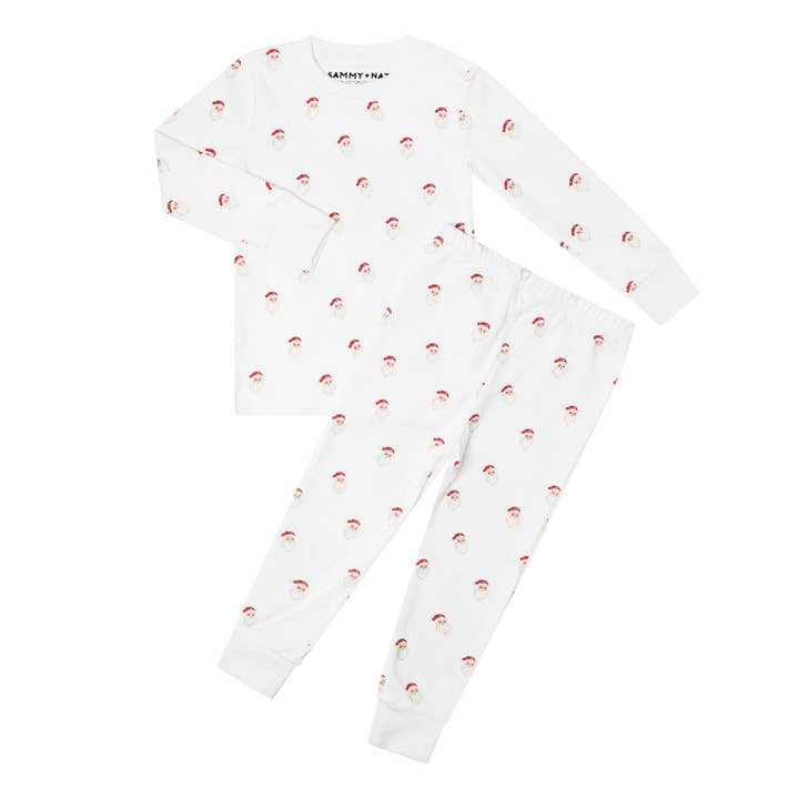 Classic Claus Pajama Set for wholesale by Sammy + Nat