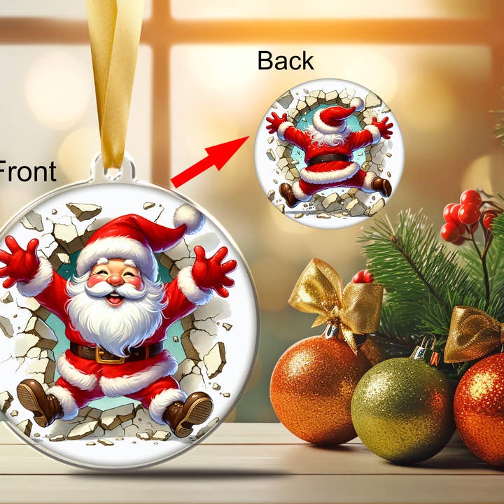 Knot so crafty - Wholesale Ornament - Santa0