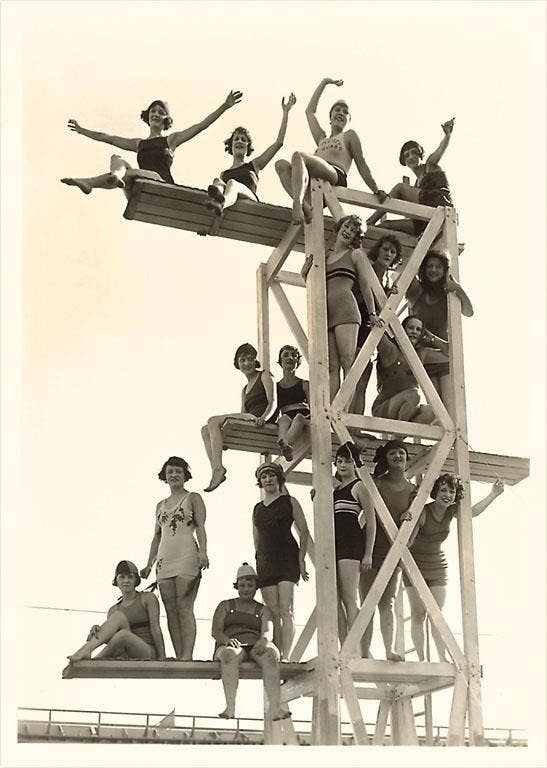 Found Image Press - Wholesale Sticker - Sticker TS-290 Bathing Beauties on High Dive0