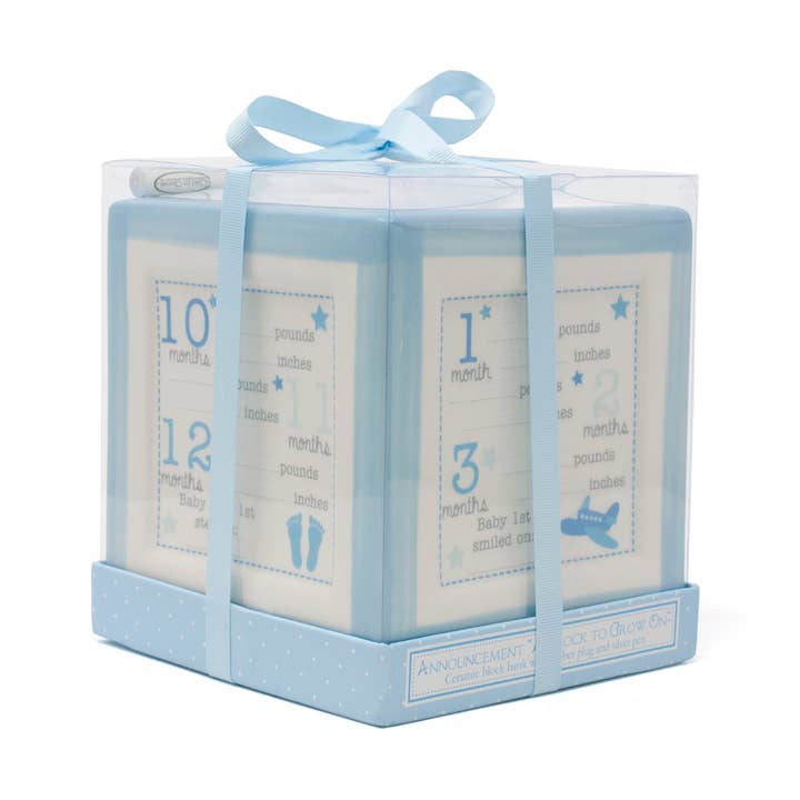 Announcement Block To Grow On for wholesale by Child To Cherish®