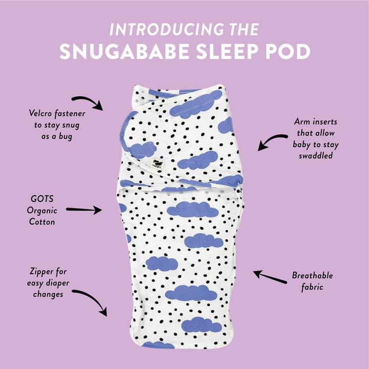 Norani Baby - Wholesale Sleepsack - Baby - Norani Baby Snugababe Sleep Pod - Colorful Hearts