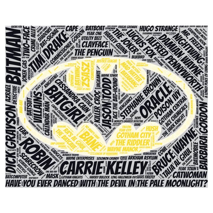 Il pipistrello per la vendita all'ingrosso da parte di Quotables Geek Custom Designs