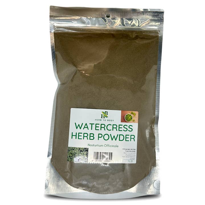 Watercress Herb Powder 1lb for wholesale by Herb To Body